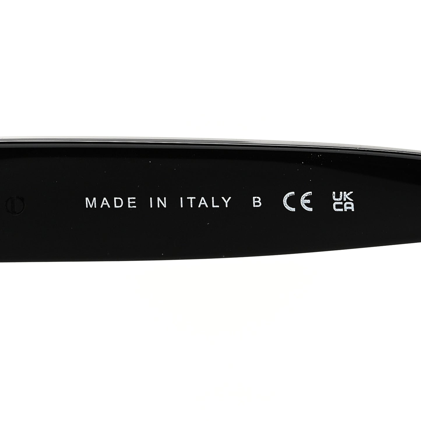 Acetate Square CC Heart Sunglasses 5478-A Black