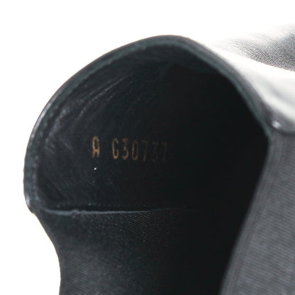 Chanel Lambskin Pearl CC Ankle Boots 37.5 Black 9 of 10