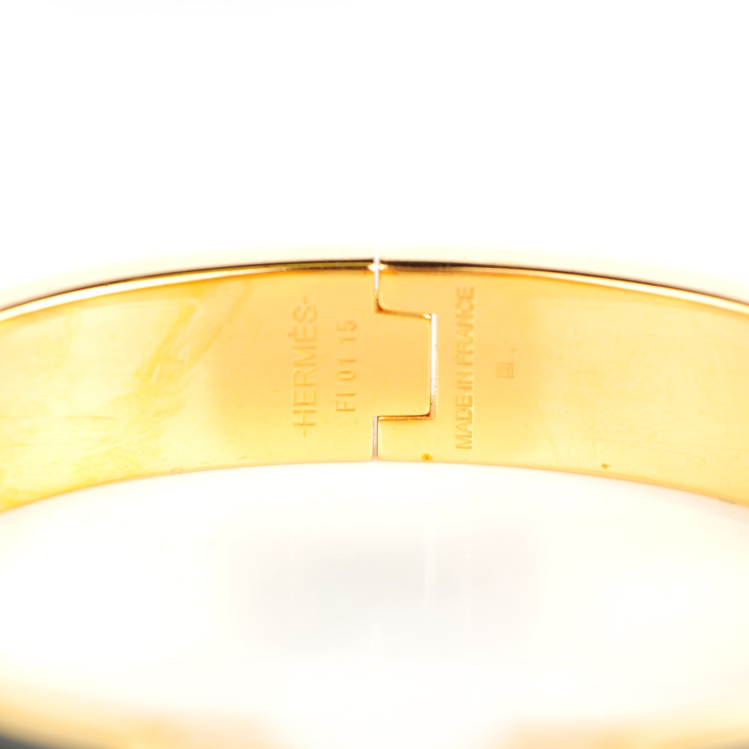 Hermes Enamel Narrow Clic Clac H Bracelet PM Black 3 of 5