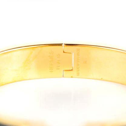 Hermes Enamel Narrow Clic Clac H Bracelet PM Black 3 of 5