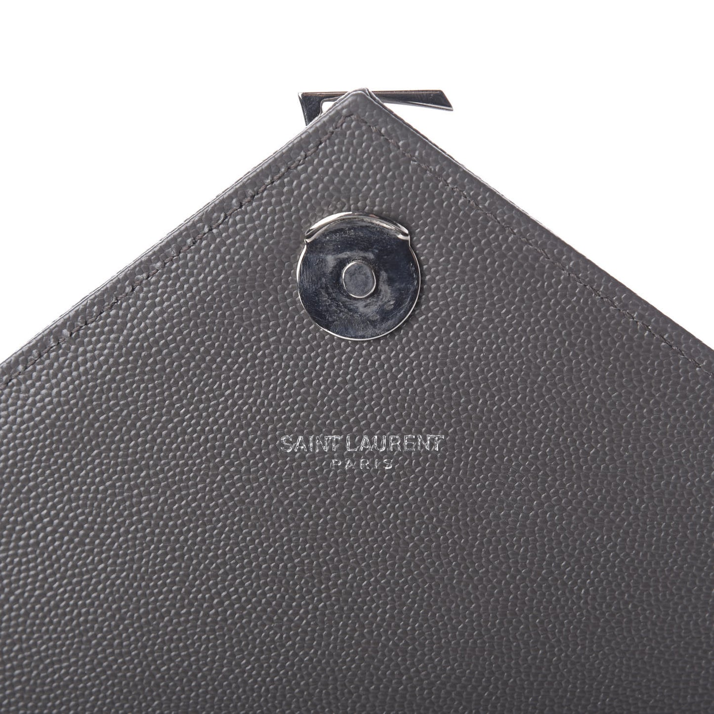 Grain De Poudre Large Tri-Quilt Monogram Satchel Fog