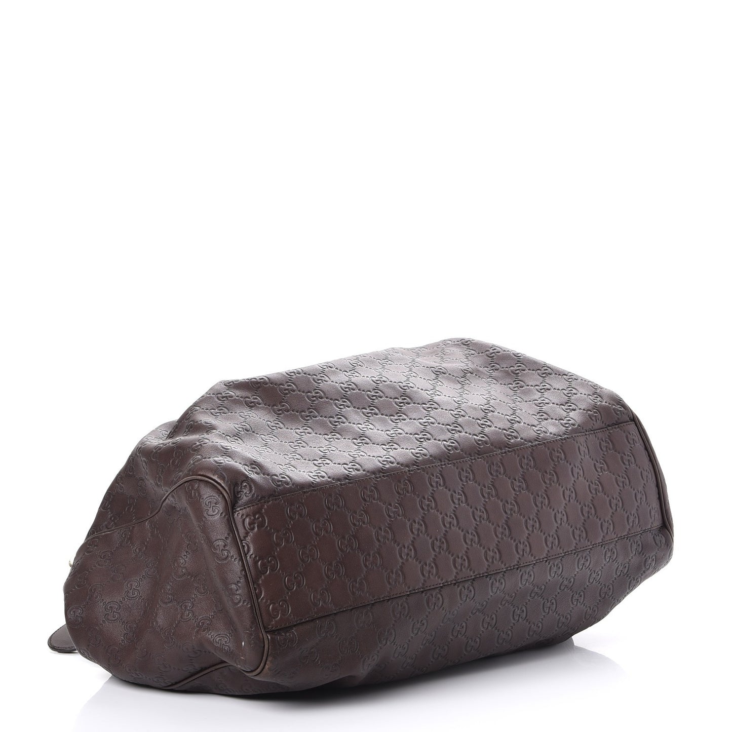 Guccissima Signature Large Sukey Tote Chocolate