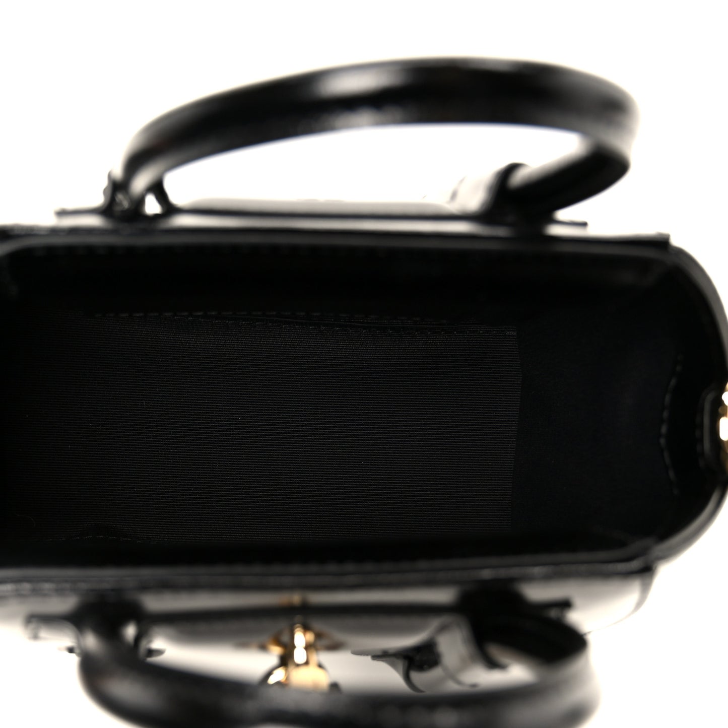 Box Calfskin Mini Lock Antigona Shoulder Bag Black