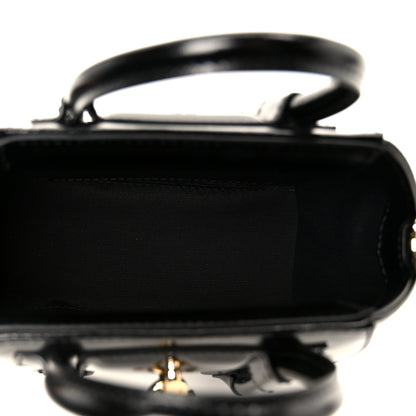 Givenchy Box Calfskin Mini Lock Antigona Shoulder Bag Black 5 of 9