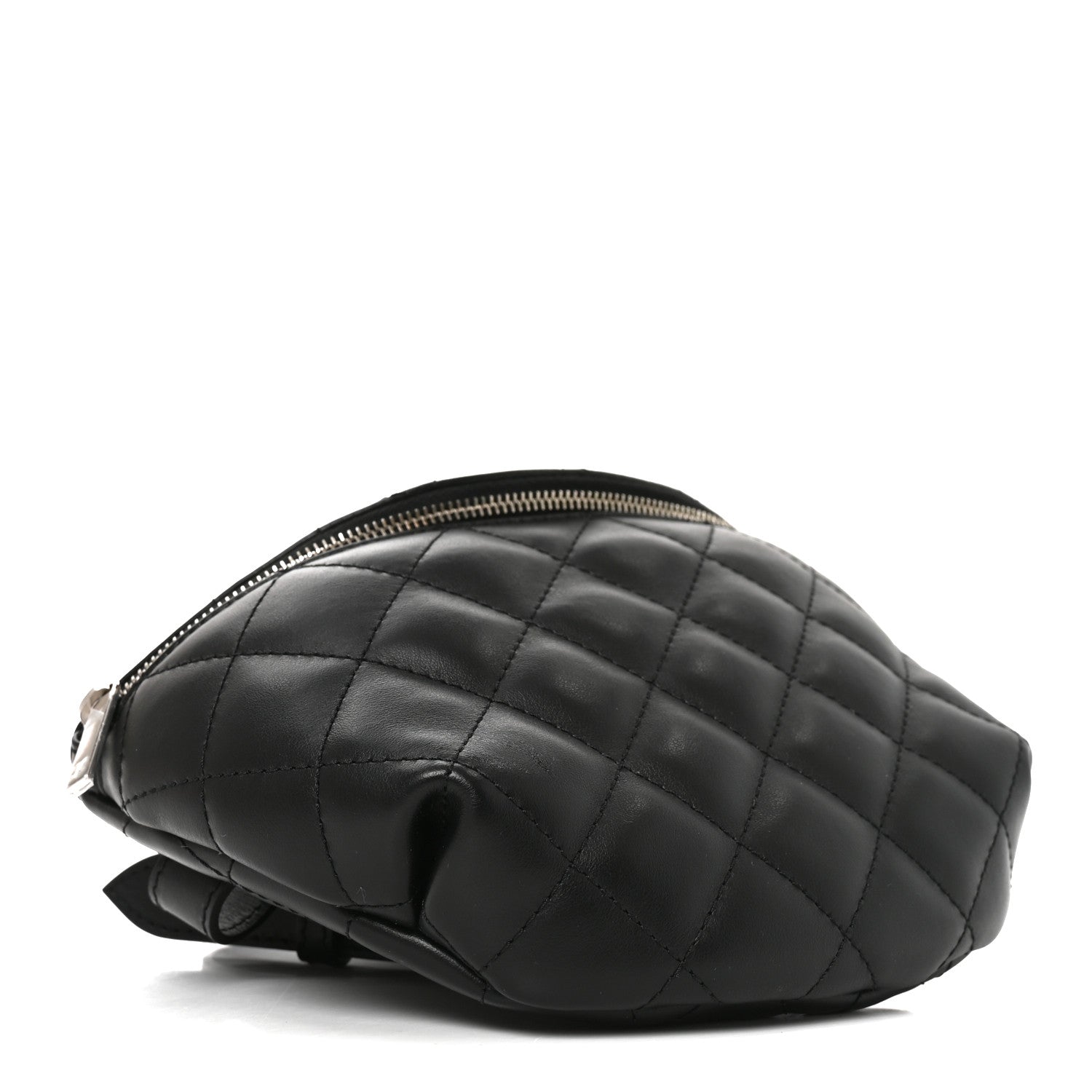 Chanel Calfskin Quilted Waist Belt Bag Black 4 of 10