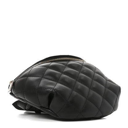 Chanel Calfskin Quilted Waist Belt Bag Black 4 of 10
