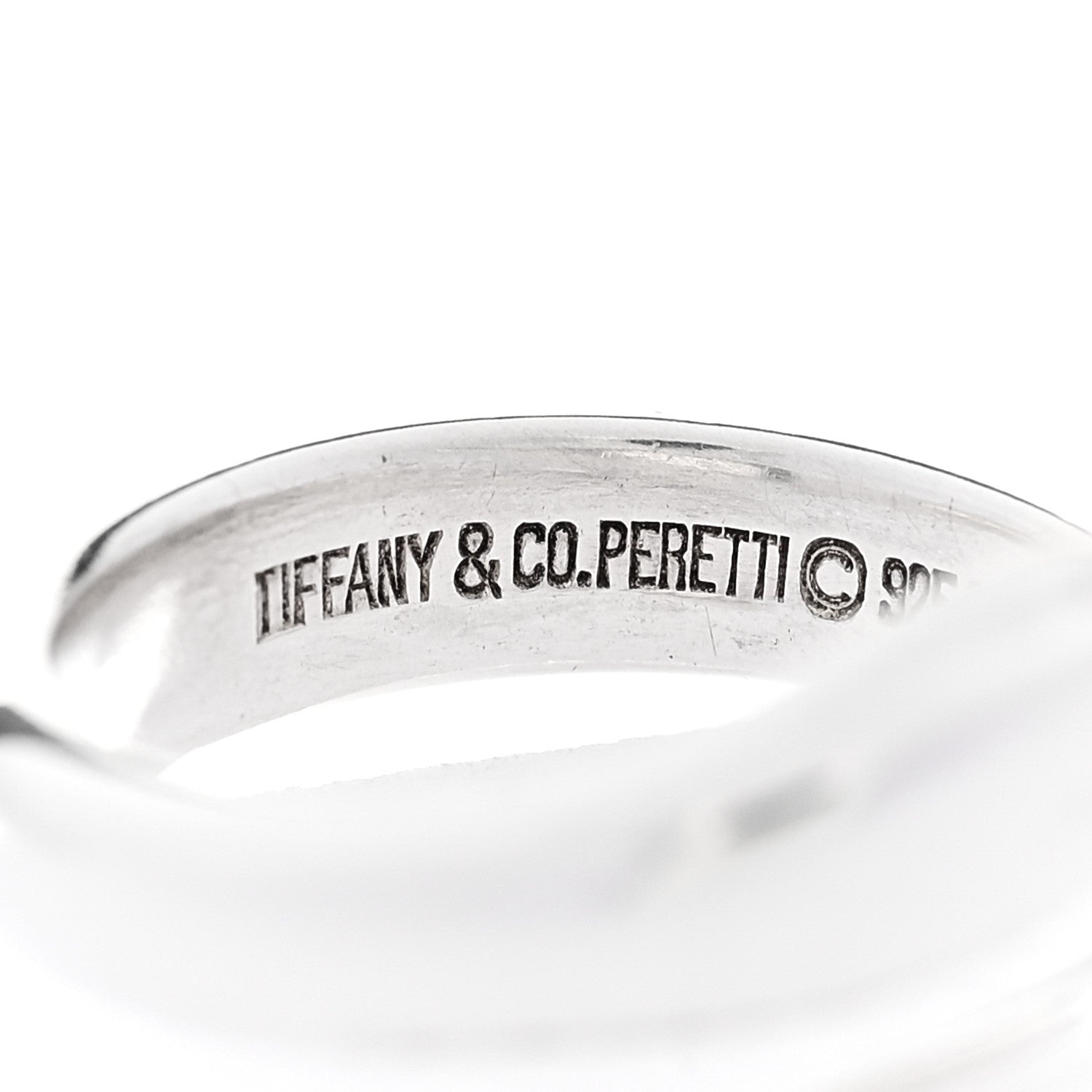 Tiffany Sterling Silver Elsa Peretti Snake Ring 47 4.25 1883998