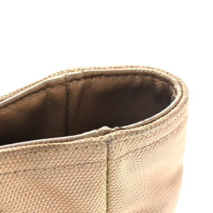 Chanel Metallic Coated Canvas Quilted Small Paris Biarritz Tote Gold 8 of 22
