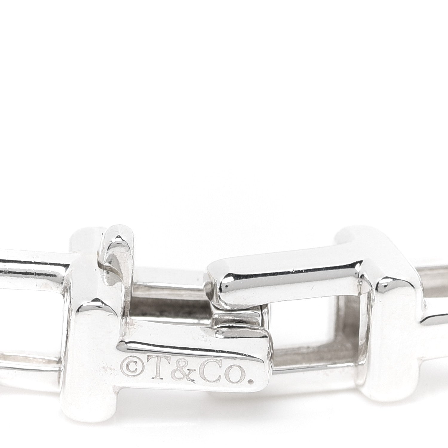 Tiffany Sterling Silver T Chain Bracelet 5 of 5