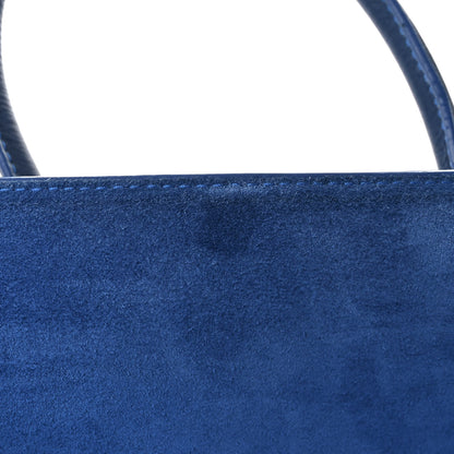 Celine Supple Calfskin Medium Phantom Luggage Royal Blue 17 of 18