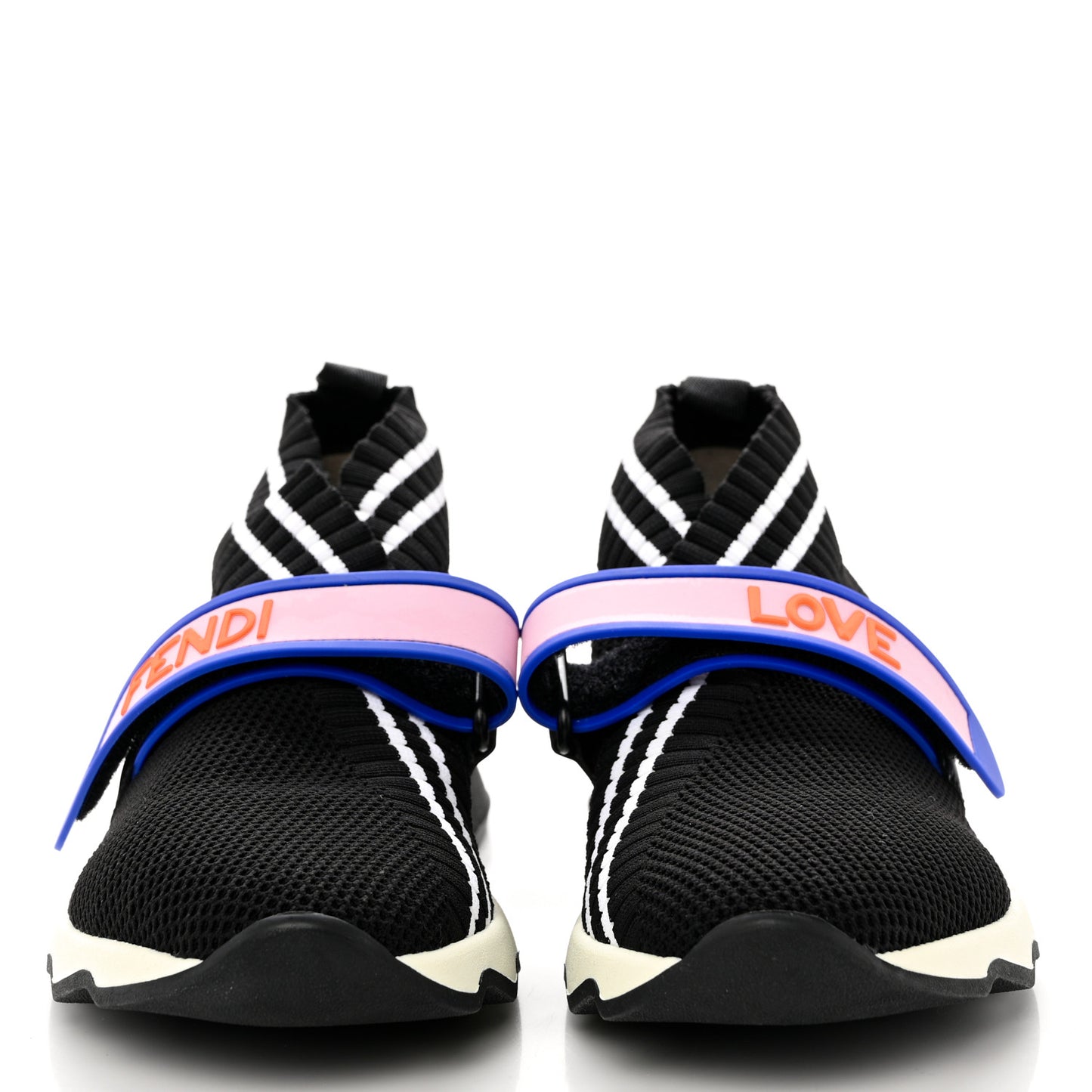 Stretch Yarn Stiff Band Rockoko Sneakers 37 Black