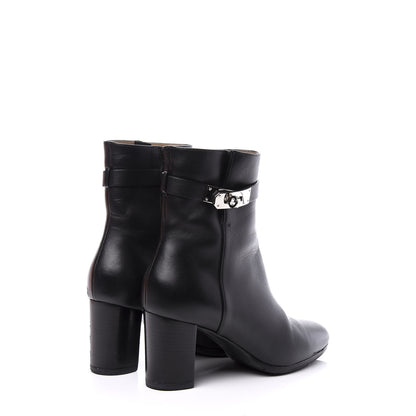Hermes Calfskin Saint Germain Ankle Boots 37.5 Black 4 of 11