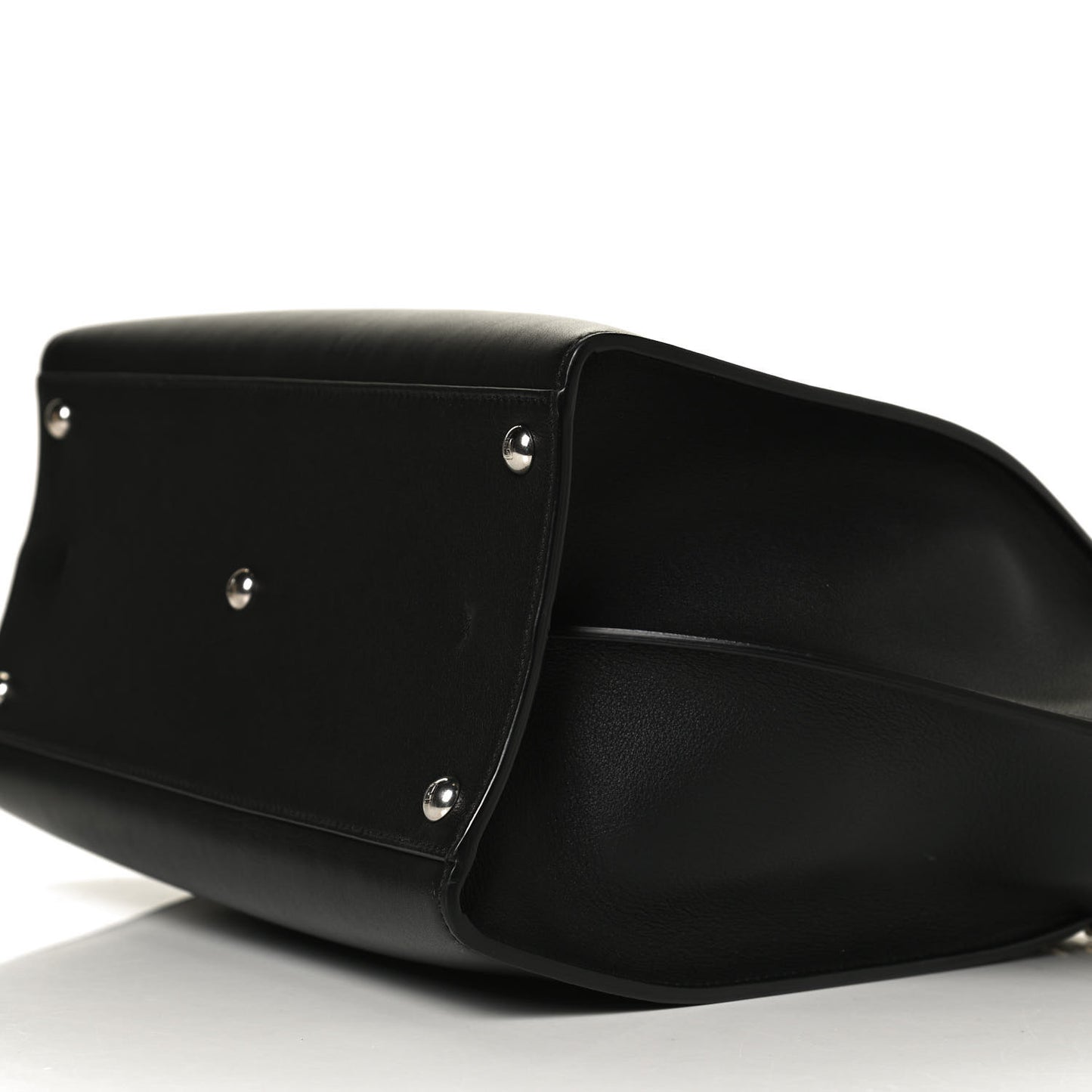 Vitello Dolce Shiny Nappa Petite 3Jours Tote Black