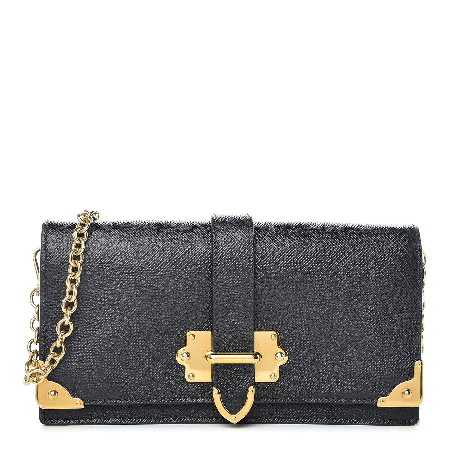 Saffiano Cahier Mini Bag Black