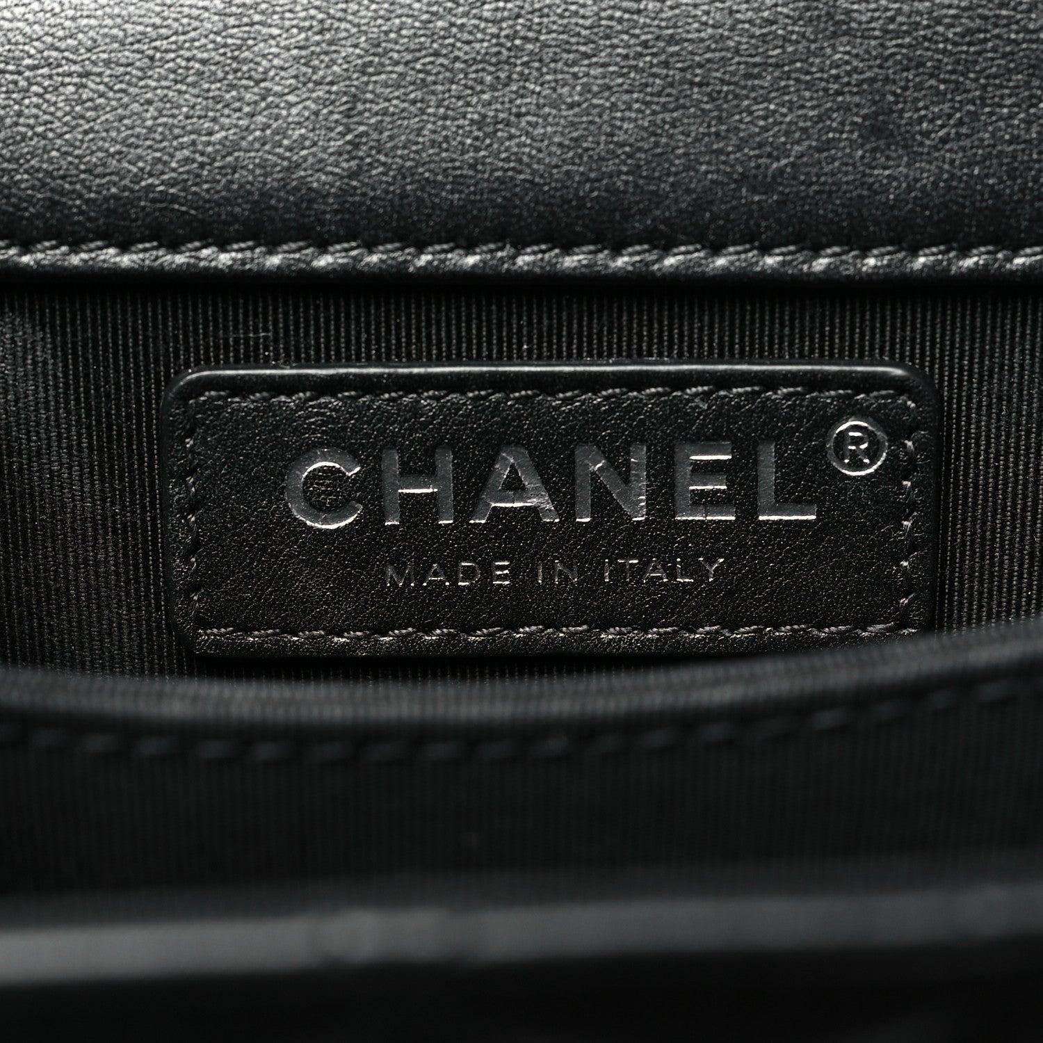 Chanel Calfskin Quilted North South Boy Flap Black 6 of 11