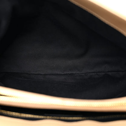 Saint Laurent Calfskin Y Quilted Monogram Medium Loulou Chain Satchel Dark Latte 5 of 10