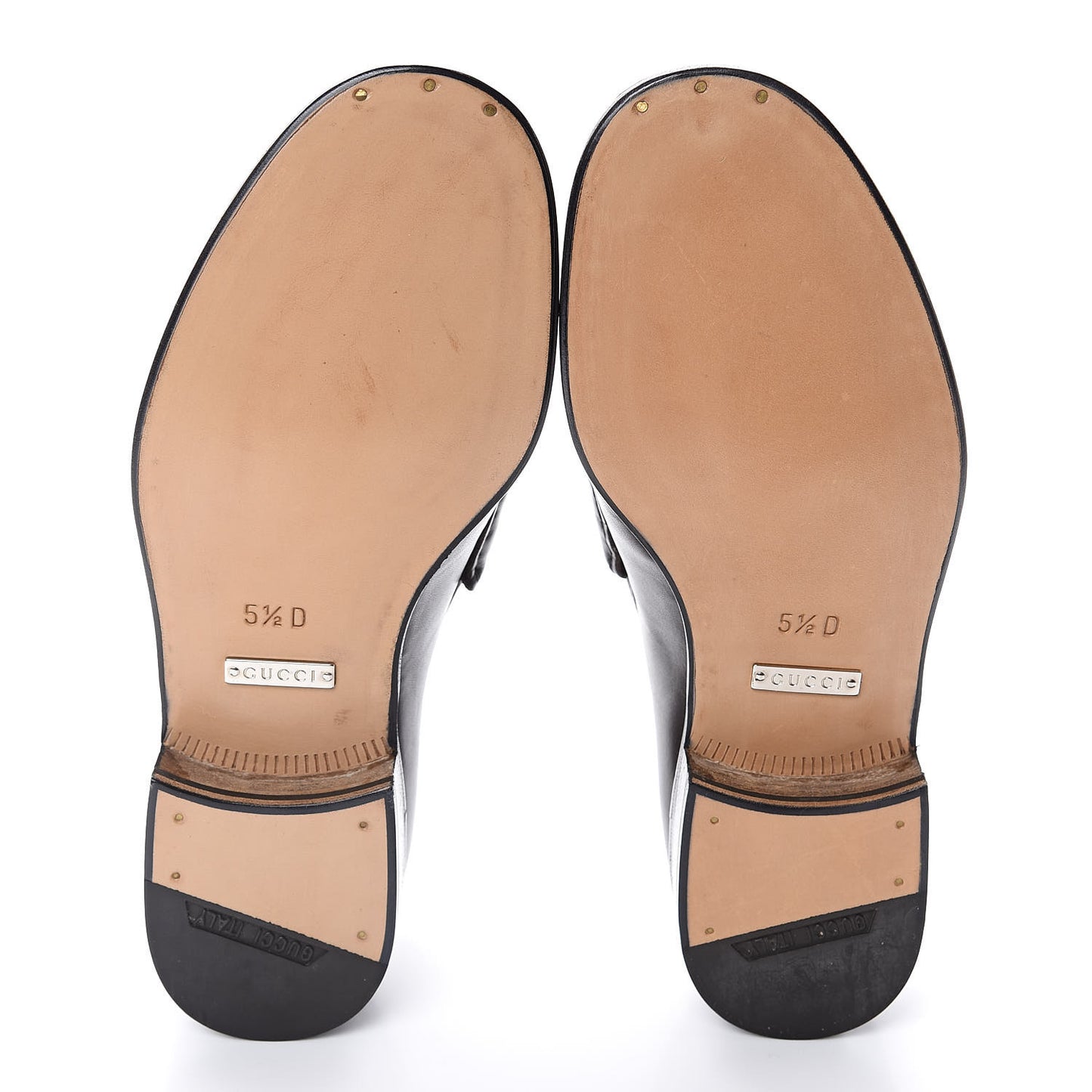 Calfskin Mens 1953 Horsebit Loafers 5.5 Marrone