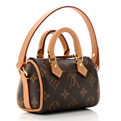 Louis Vuitton Monogram Micro Speedy Bag Charm 3 of 6