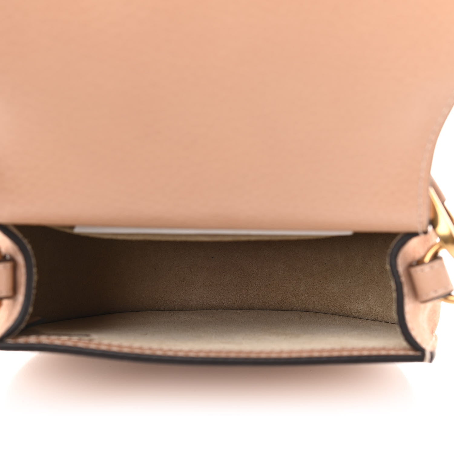 Chloe Calfskin Suede Small Nile Bracelet Bag Biscotti Beige 5 of 9