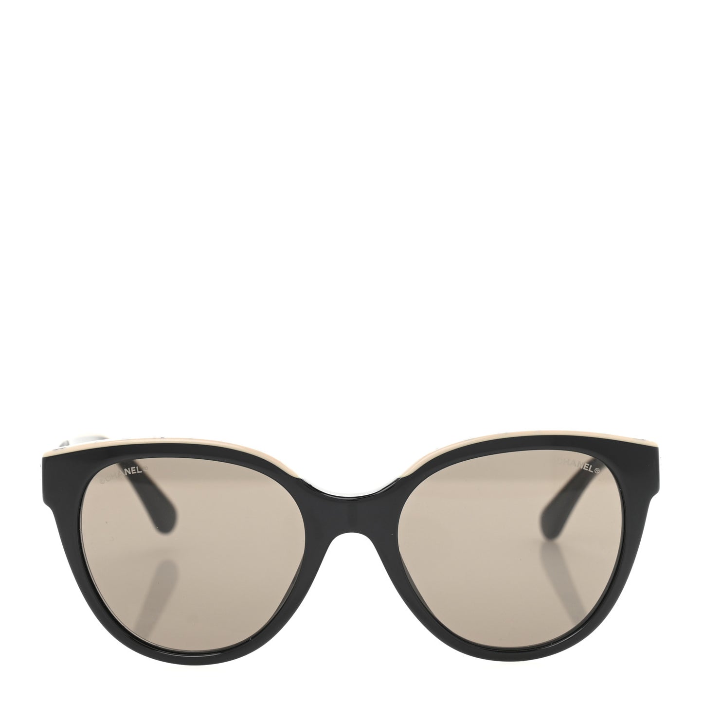 Acetate CC Butterfly Sunglasses 5414 Black Beige