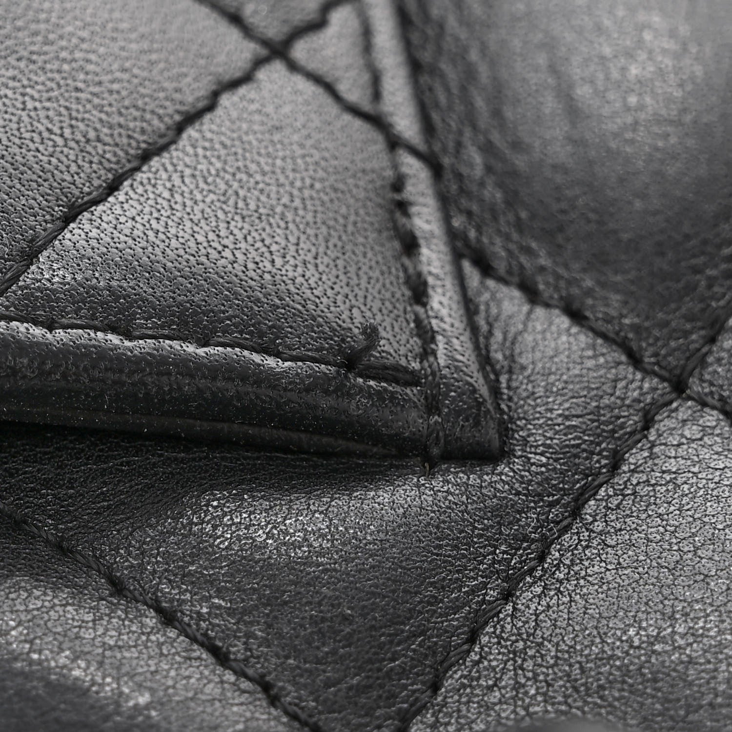 Chanel Calfskin Quilted Large Cambon Bowler Black 11 of 13