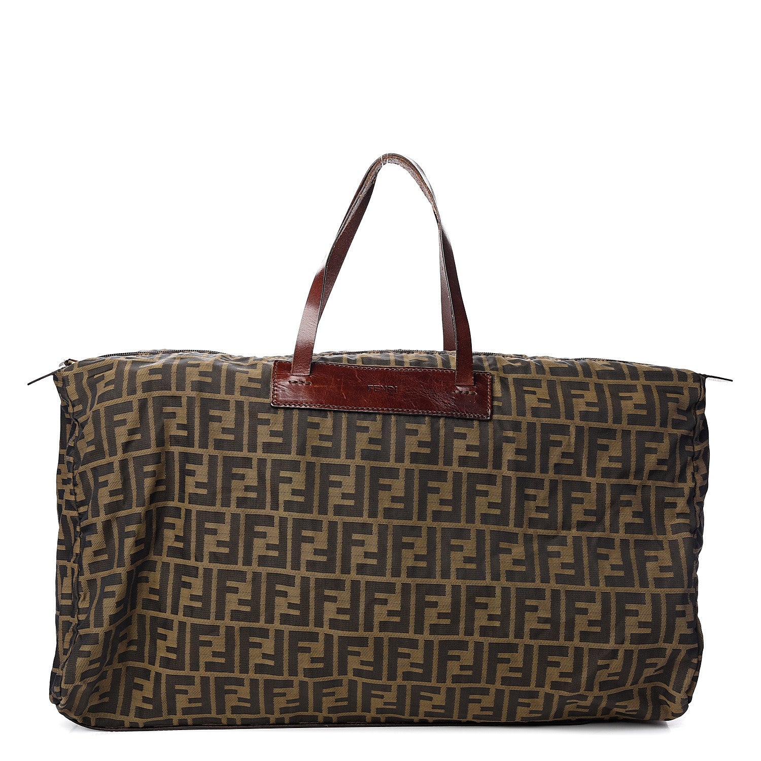 Fendi Zucca Travel Tote Tobacco 1 of 10