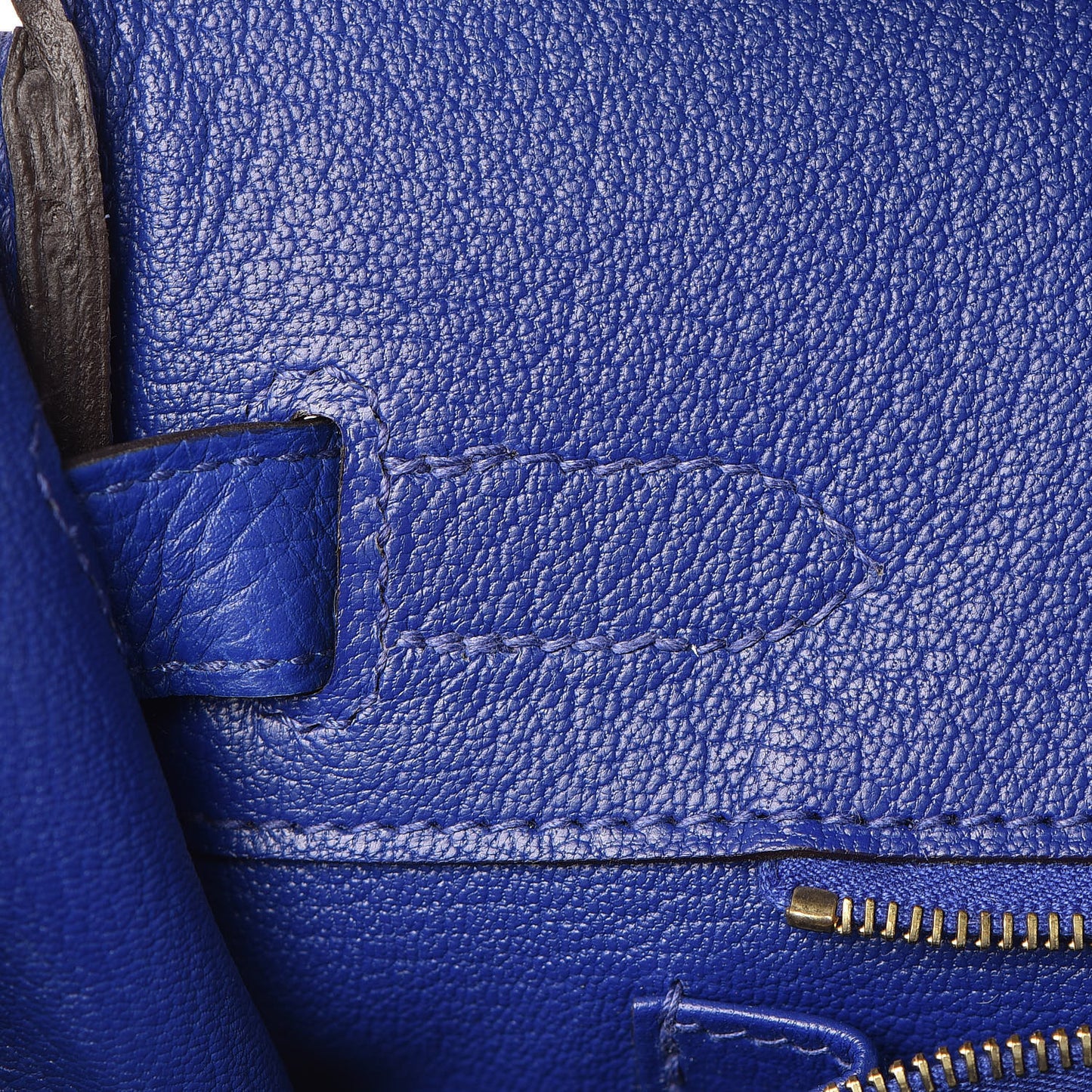 Togo Birkin 30 Bleu Electrique
