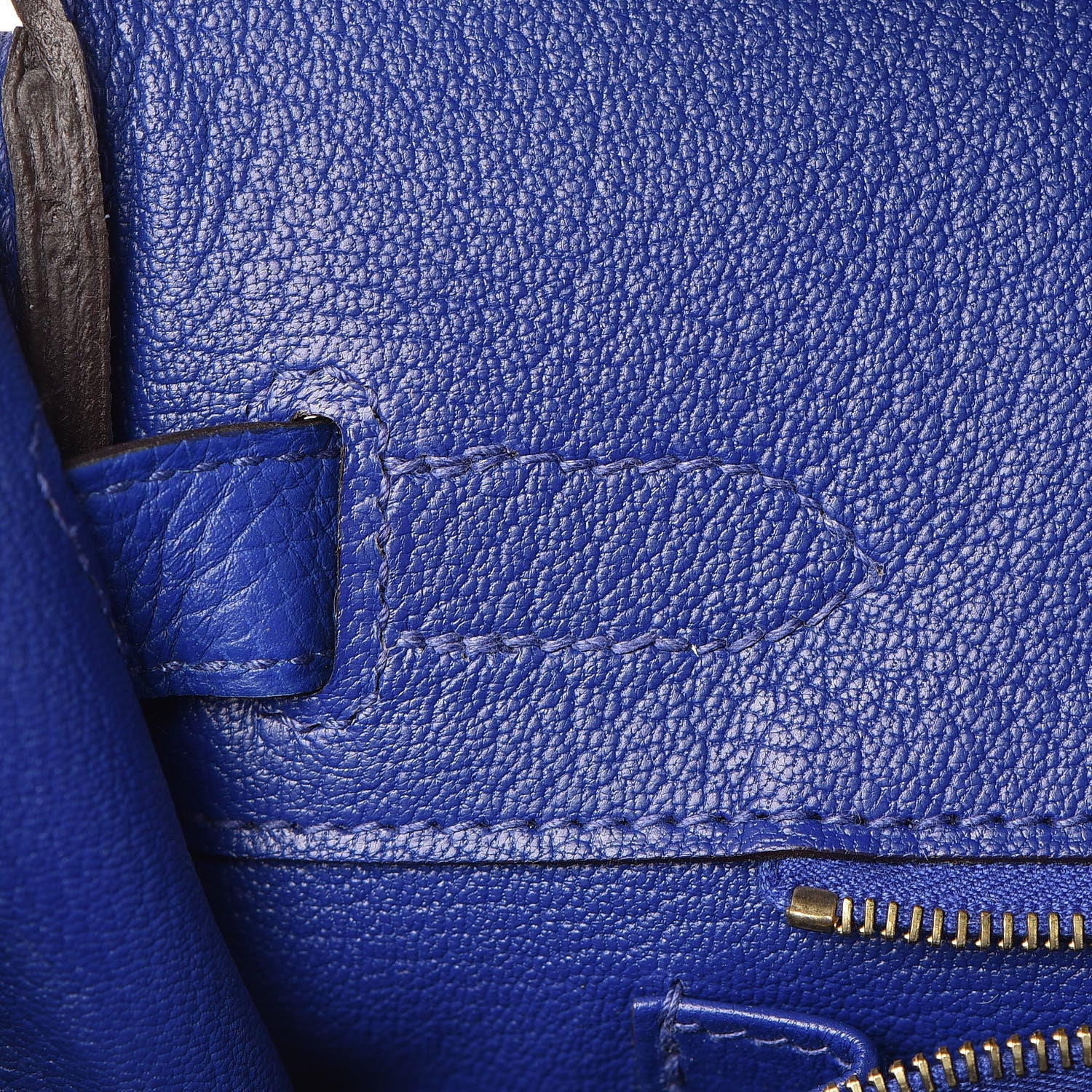 Hermes Togo Birkin 30 Bleu Electrique 18 of 31