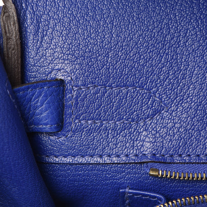 Hermes Togo Birkin 30 Bleu Electrique 18 of 31