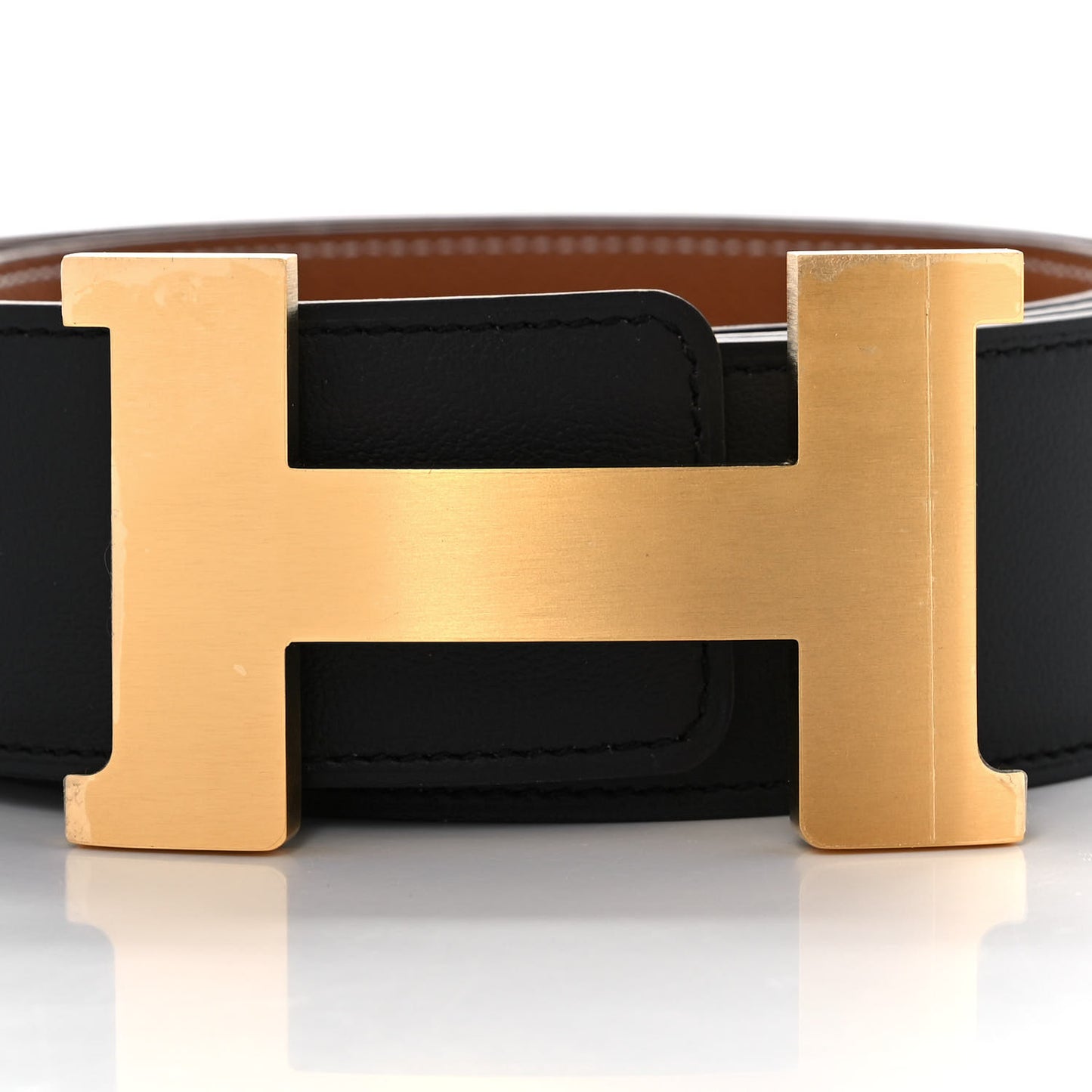 Tadelakt Epsom 42mm Constance 2 H Belt 105 Black Gold