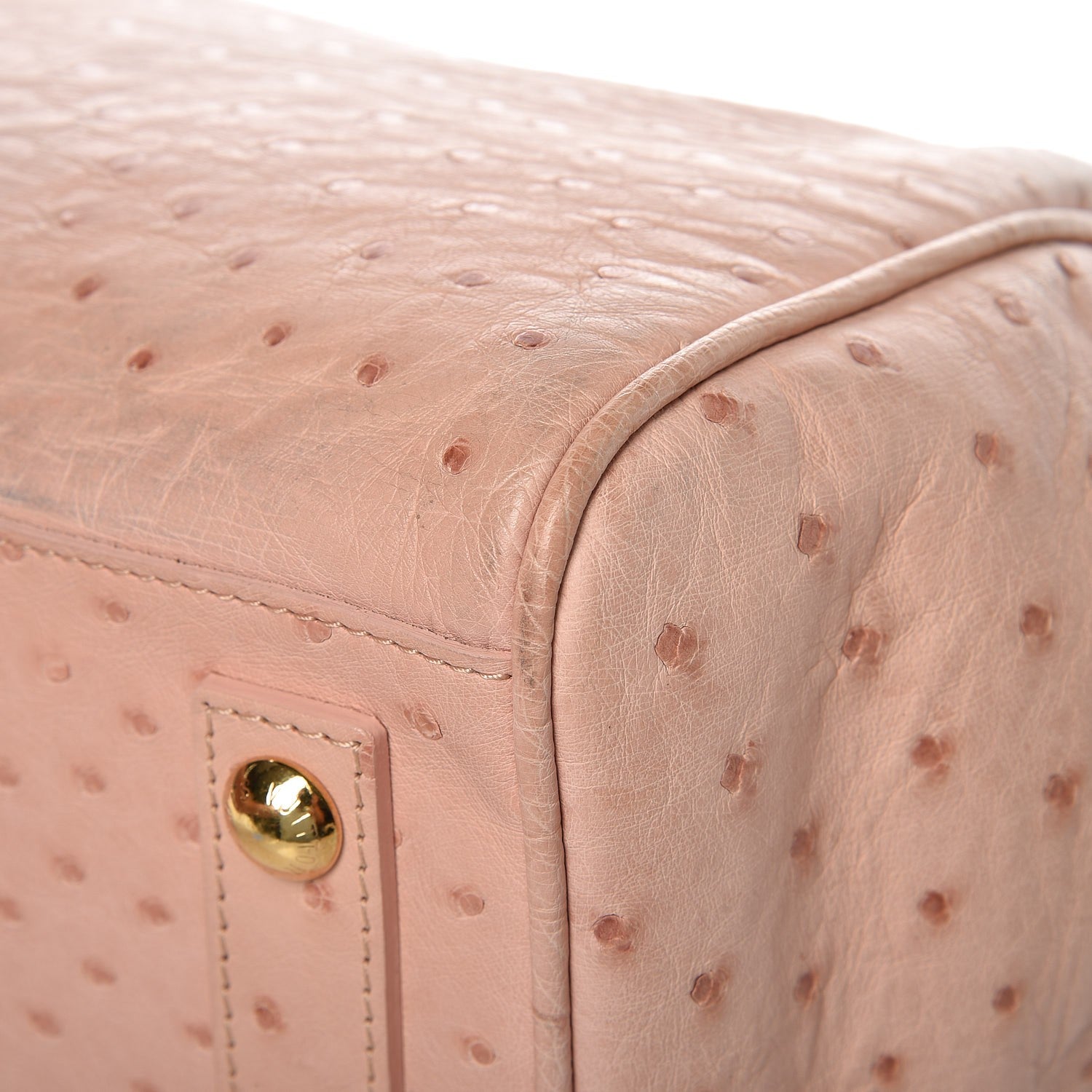 Louis Vuitton Ostrich Frame Speedy Pink 13 of 13