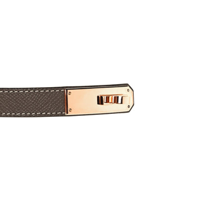 Hermes Epsom Kelly Belt Etoupe 4 of 6