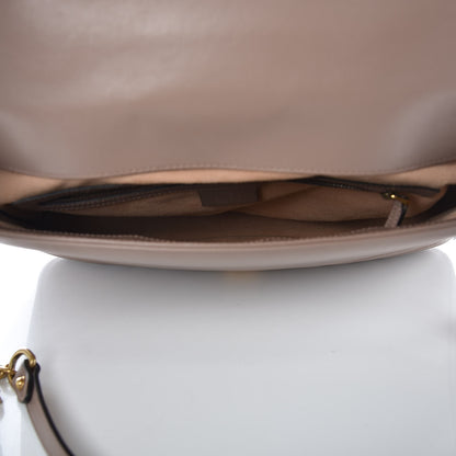 Gucci Calfskin Matelasse Medium GG Marmont Top Handle Shoulder Bag Porcelain Rose 5 of 9