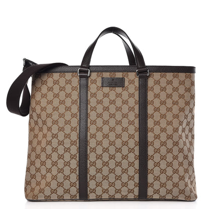 Gucci GG Monogram Large Joy Tote Bag Dark Brown 1 of 9