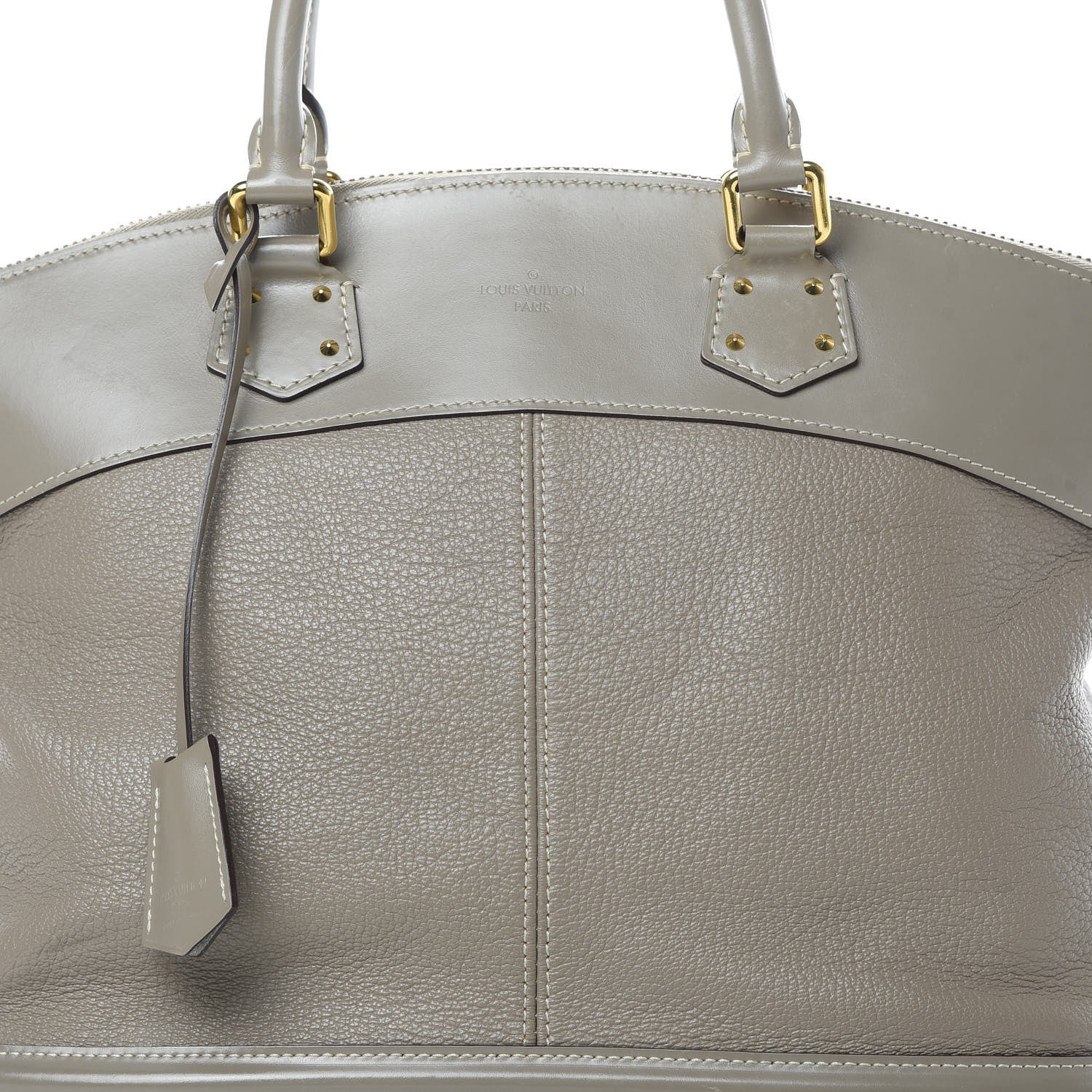 Louis Vuitton Suhali Lockit MM Greige 8 of 19