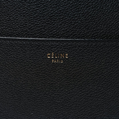 Celine Soft Grained Calfskin Sangle Bucket Bag Black 5 of 16