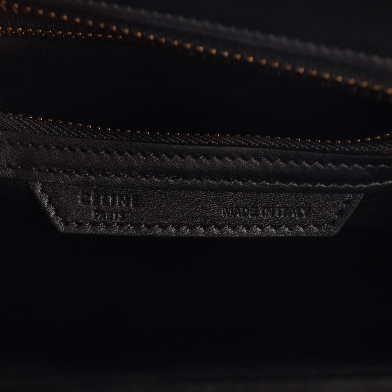Celine Smooth Calfskin Micro Luggage Black 6 of 8