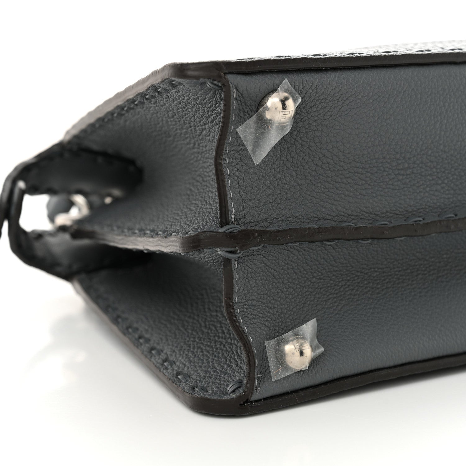 Fendi Cuoio Romano Selleria Chamois Small Peekaboo I SEE U Satchel Tempesta 9 of 10