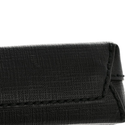 Balenciaga Squared Calfskin Logo Shopping Phone Holder Bag Black 13 of 13
