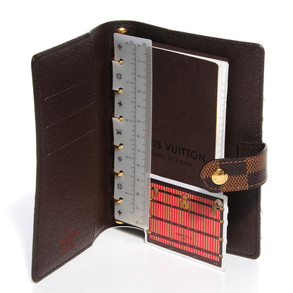 Louis Vuitton Damier Ebene Small Ring Agenda Cover 6 of 8