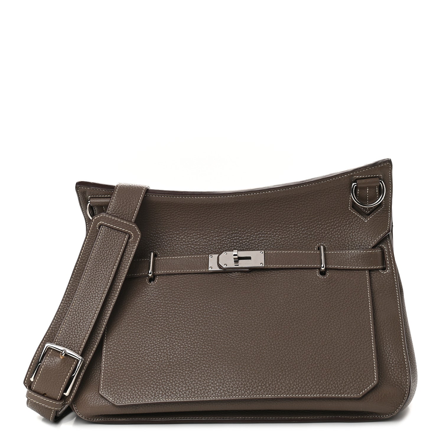 Hermes Taurillon Clemence Jypsiere 37 Etoupe 1 of 11