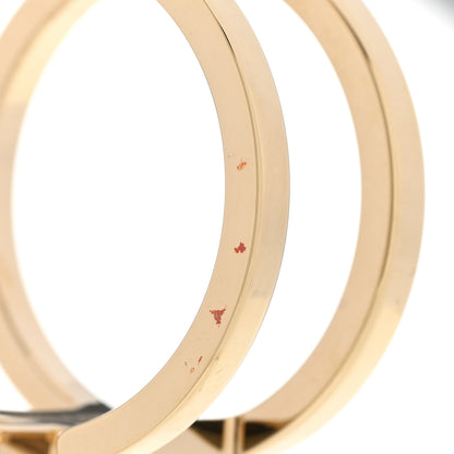 Hermes Permabrass H En Rond Scarf Ring Gold 5 of 5