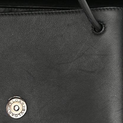 Bulgari X NICHOLAS KIRKWOOD Calfskin Studded Serpenti Forever Backpack Black 16 of 26