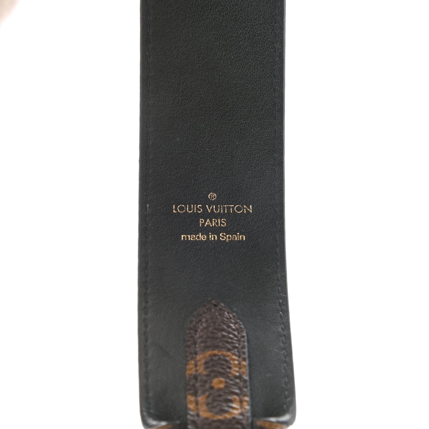 Louis Vuitton Monogram Bandouliere Shoulder Strap Black 4 of 6