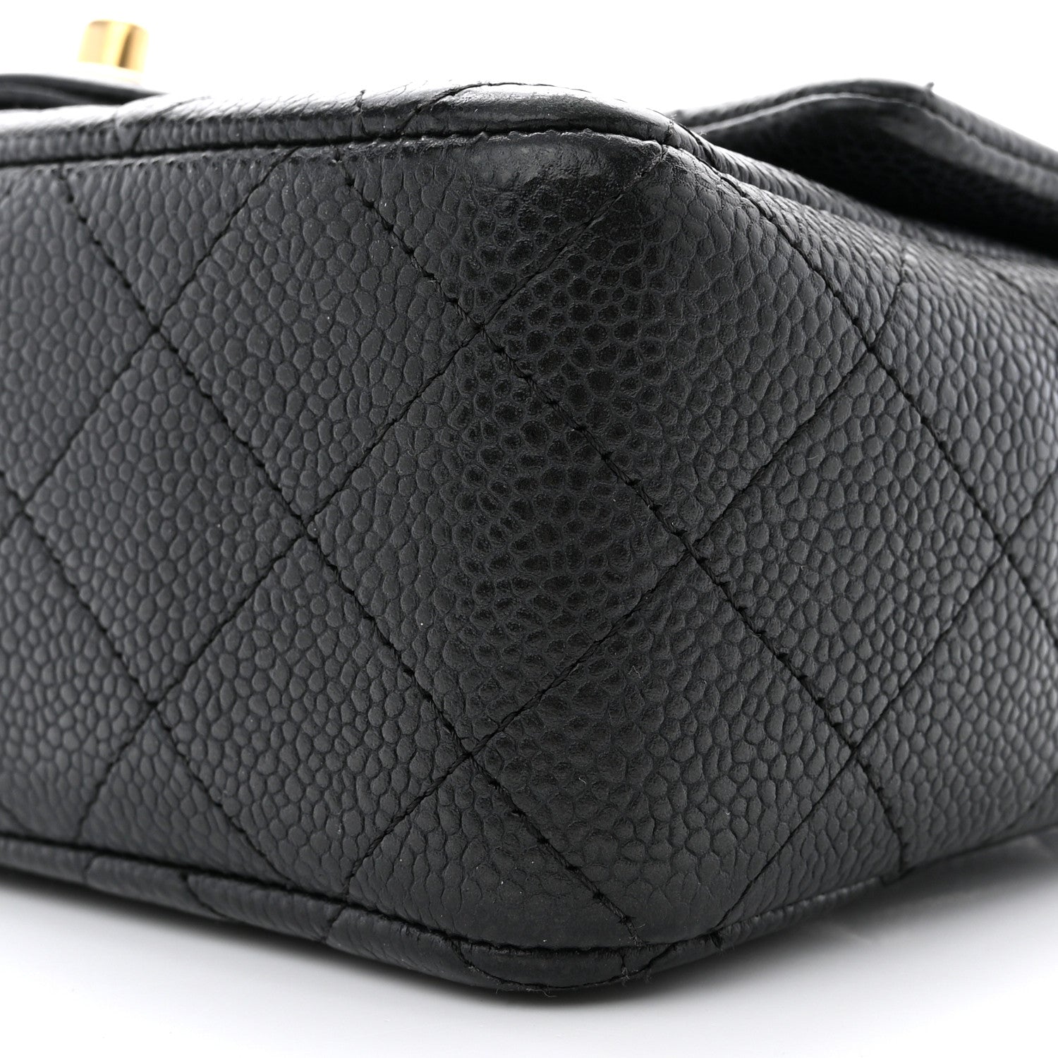 Chanel Caviar Quilted Mini Rectangular Flap Black 10 of 12