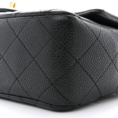 Chanel Caviar Quilted Mini Rectangular Flap Black 10 of 12