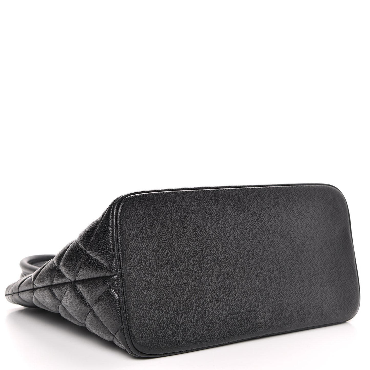 Caviar Quilted Medallion Tote Black
