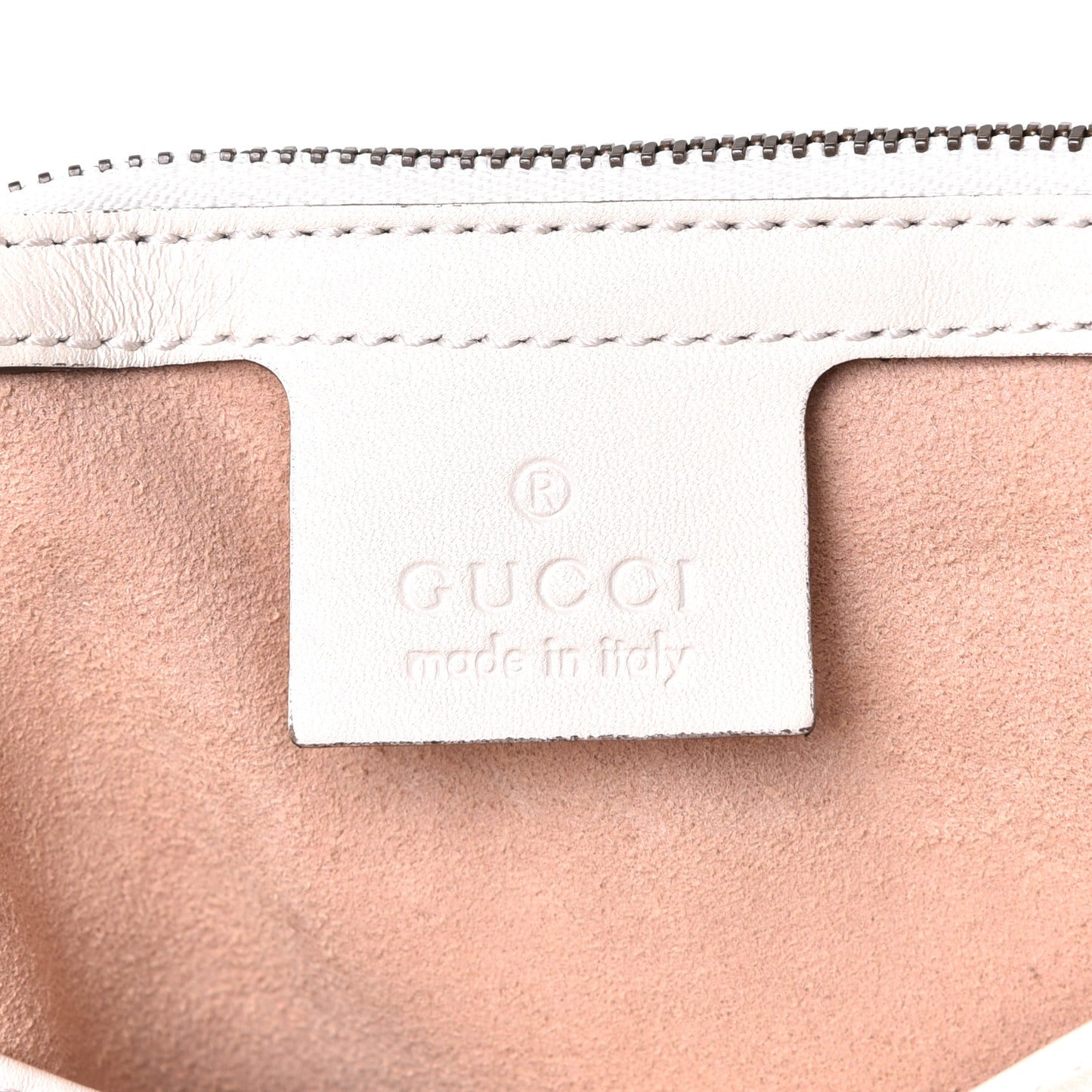 Calfskin Matelasse Medium GG Marmont Shoulder Bag White