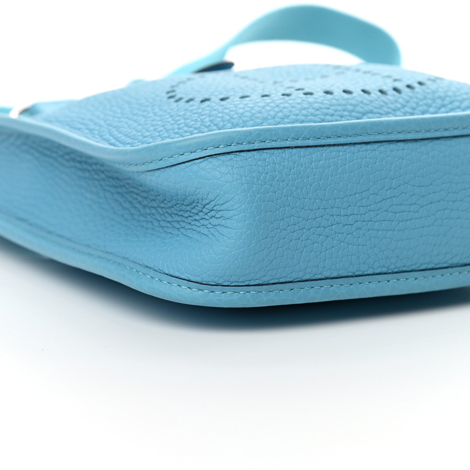 Hermes Taurillon Clemence Evelyne TPM Bleu Du Nord 8 of 10