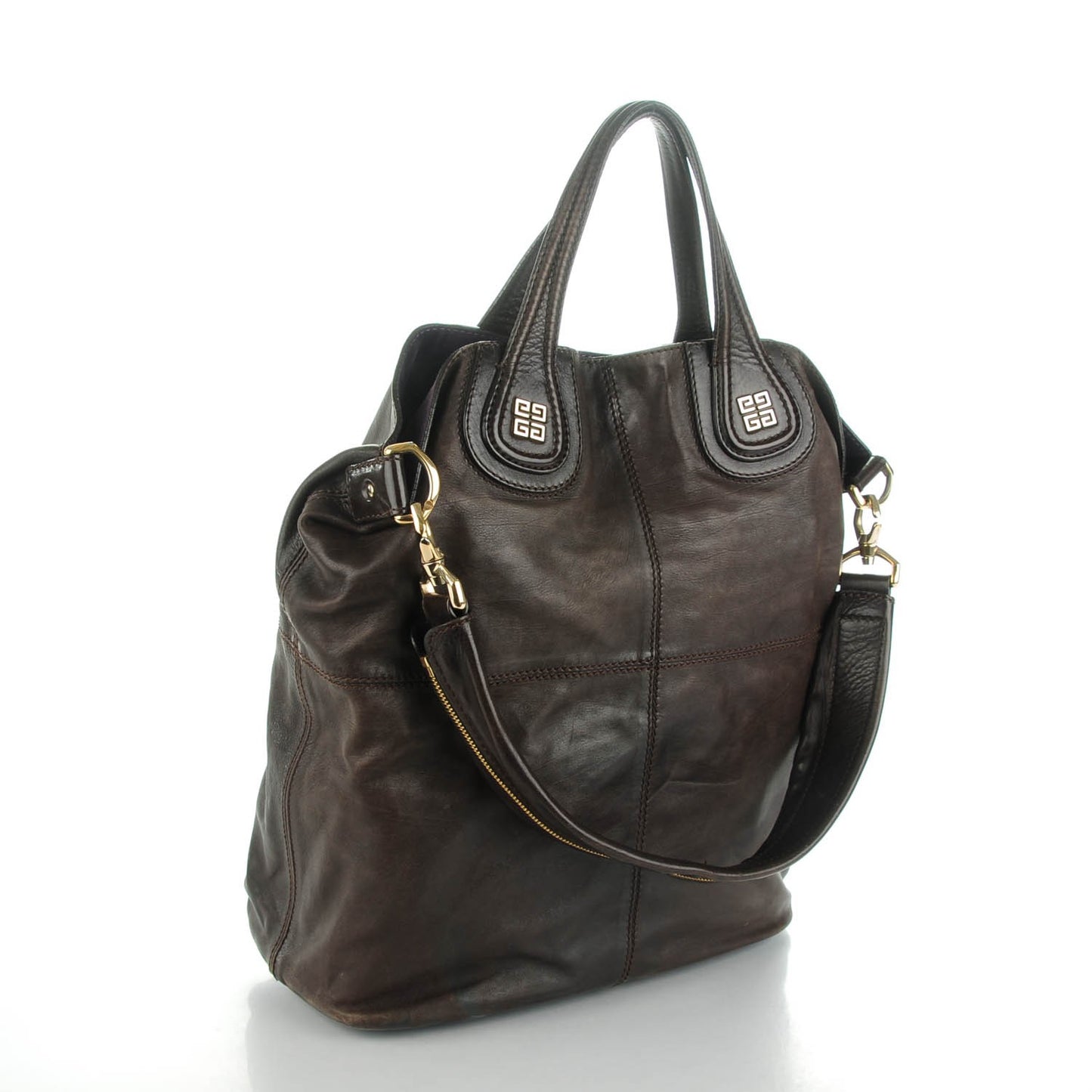 Lambskin North South Nightingale Dark Brown